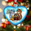 Holiday 3.5'' Handmade Glass Holiday Shaped Ornament