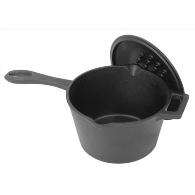2.5-Qt Cast Iron Covered Pot