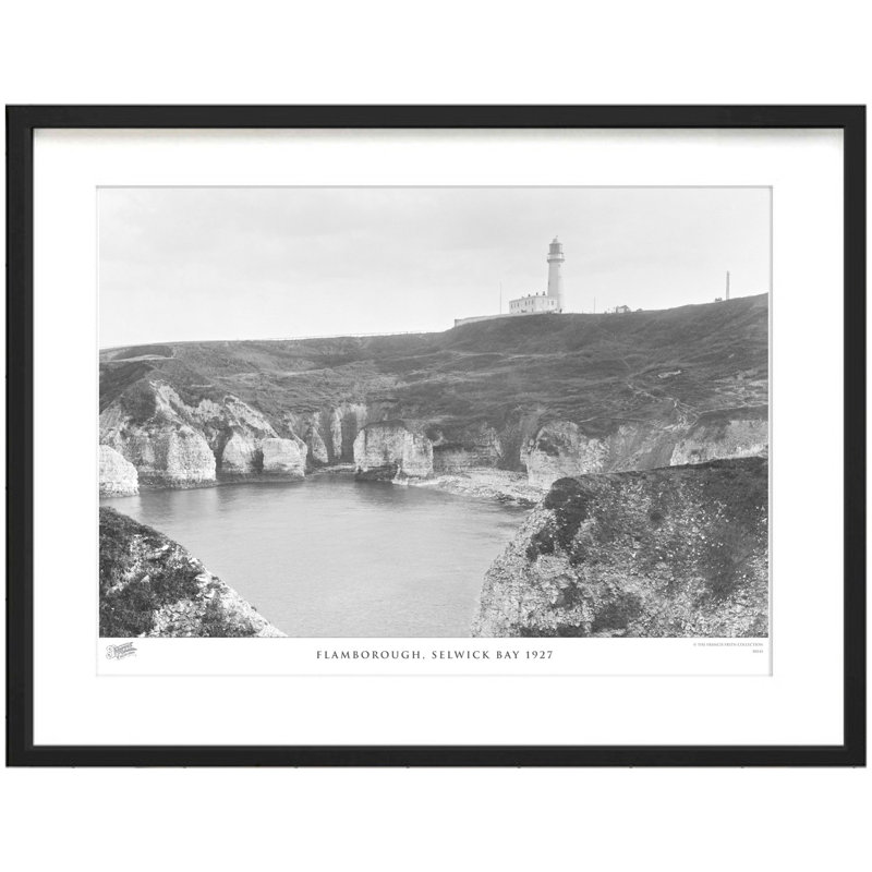 Flamborough, Selwick Bay 1927 by Francis Frith - Single Picture Frame Print, 40cm H x 50cm W x 2.3cm D