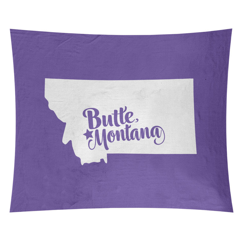 Tapisserie Butte Montana, Mauve, H 27,5 po x l 37,5 po