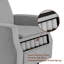 Fauteuil inclinable multi-positions avec coussin à ressorts ensachés Linden-28259541