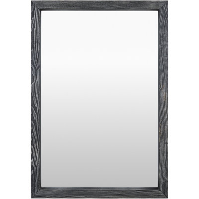 Rectangle Manufactured Wood Accent Mirror 