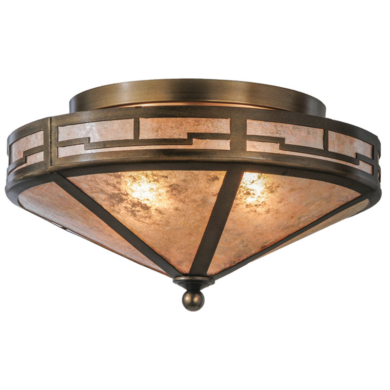 2 - Light Semi Flush Mount