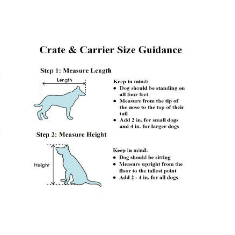 Medium Black Steel Collapsible Pet Crate with Sliding Doors