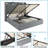 Hydraulic Lift Up Storage Upholstered Platform Bed With Shelf And Charging Station-1668359032-1668359029