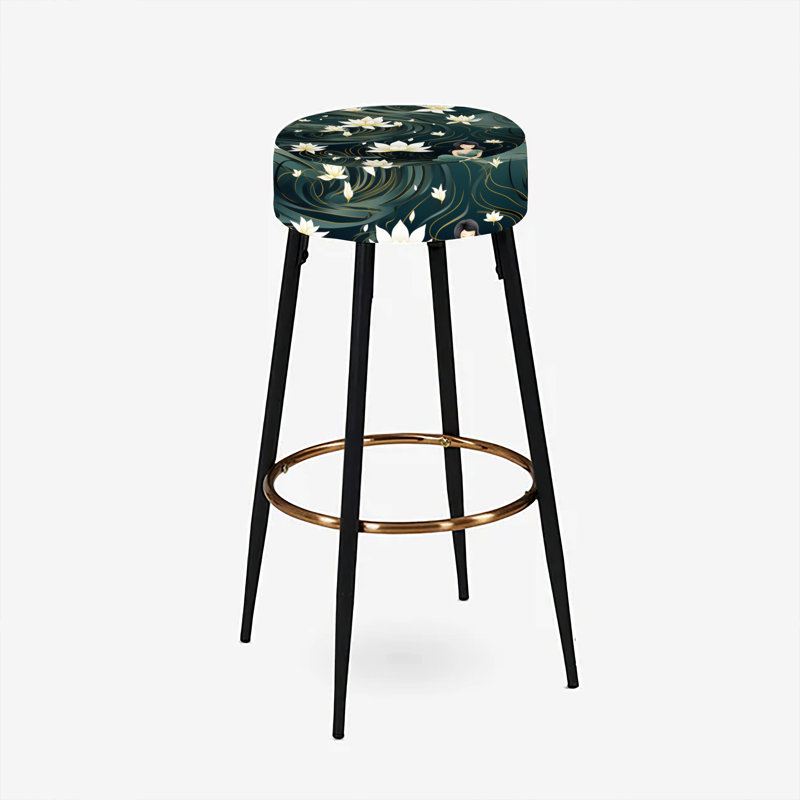 Ensemble de 2 tabourets de bar Mindful Retreat Yoga Oasis Zen