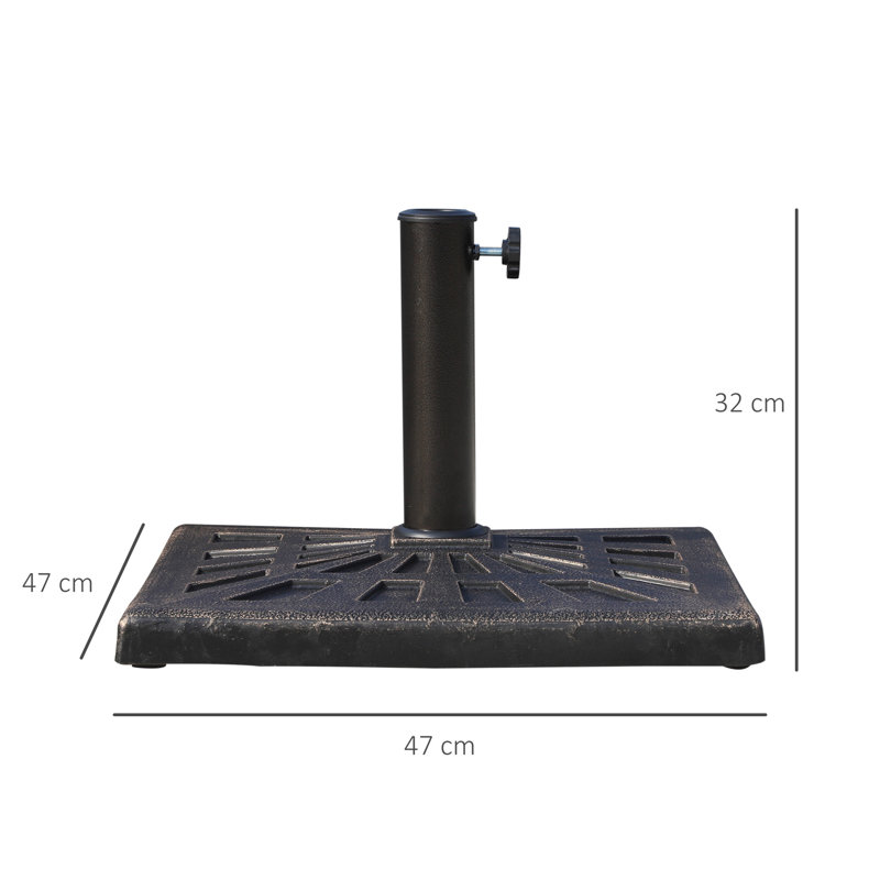 18.5kg Resin Free Standing Umbrella Base