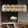 Polaris 20 - Light Dimmable Square / Rectangle Chandelier