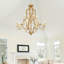 Lustre 12 lumières avec finition bronze oxydé