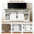 Oddvin 68" W Farmhouse TV Stand with Sliding Barn Doors -1049160848