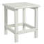 Table d'appoint, table de bout de patio carrée, table d'extérieur en Hdpe résistante aux intempéries de 15 po-1276691243