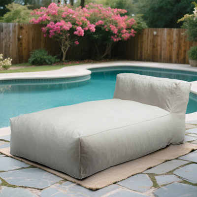 Ivory Outdoor Chaise Lounge