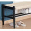 Banc en bois massif avec rangement pour chaussures Everill-351871838-394929899