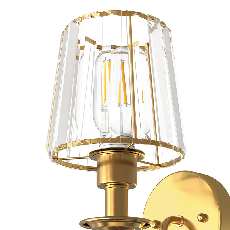 Aldegonde Crystal Armed Sconces