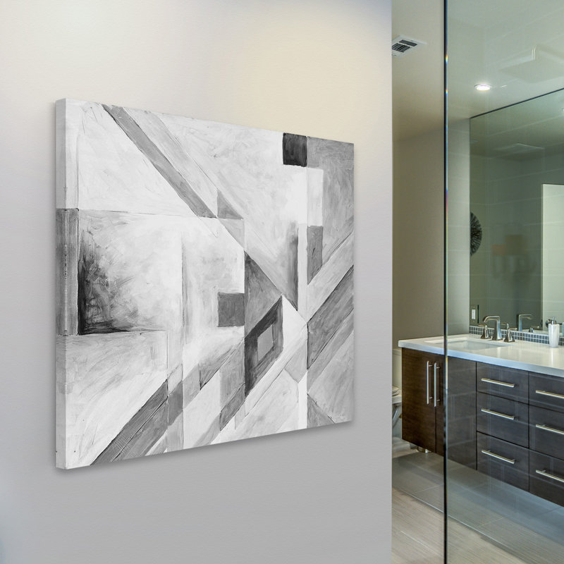 « modern translation », reproduction d’art sur toile tendue, H 32 po x l 32 po x P 1,5 po