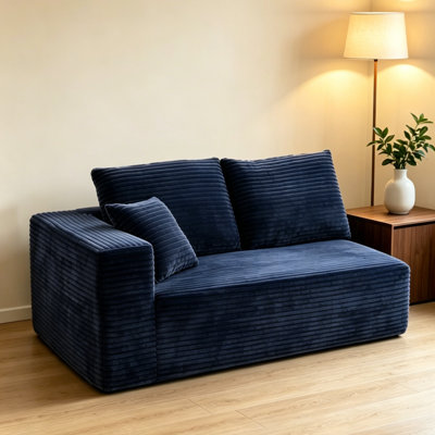 Canapé modulaire en velours côtelé Boneless
