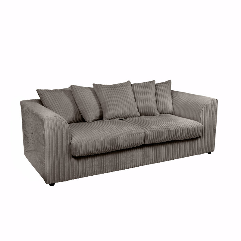 Moana 3 Seater Sofa, Grey