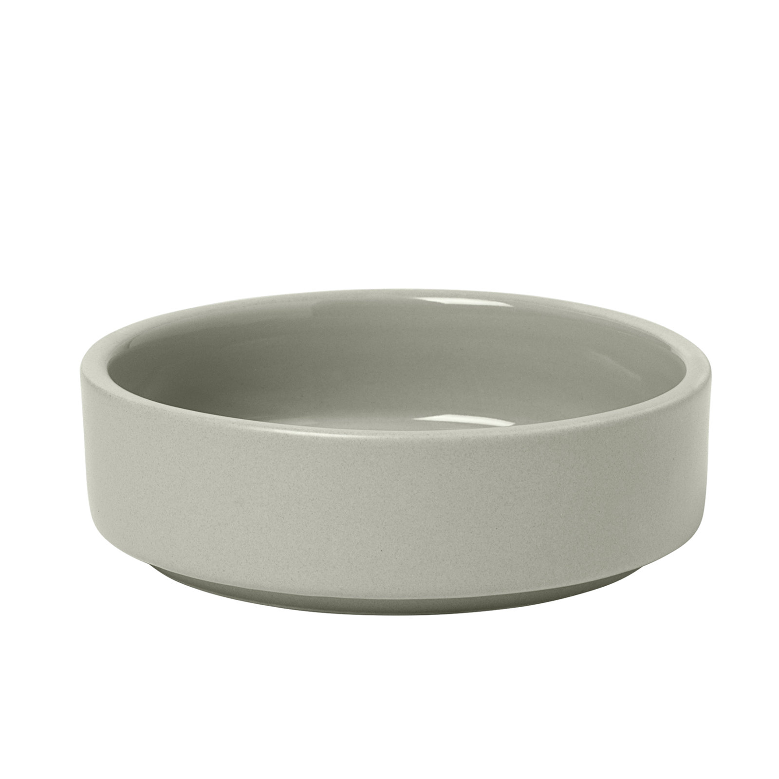 PILAR Stoneware 3.8 oz. Dessert Bowl, Mirage Gray