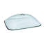 Lavabo vasque de salle de bain rectangulaire au-dessus du comptoir-123428852-123428851