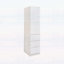 Armoire de rangement spacieuse avec portes, tablettes et tiroirs pour une vie moderne organisée