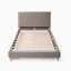 Lit moderne, lit plateforme tapissier Vireo