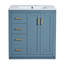 Meuble-lavabo 30 po avec lavabo en céramique-72054072