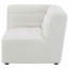 Chaise d'appoint de coin rembourrée en tissu