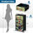 4 Drawer Dresser for Bedroom, Narrow Chest of Drawers, Wooden Top and Study Iron Frame 18"x37.5"-(WxH)