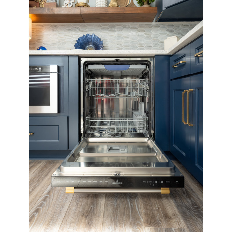24" Built-in Stainless Tub 8 Cycle Dishwasher