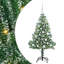vidaXL Artificial Christmas Tree Snow Flocked with LED Light-1847302518
