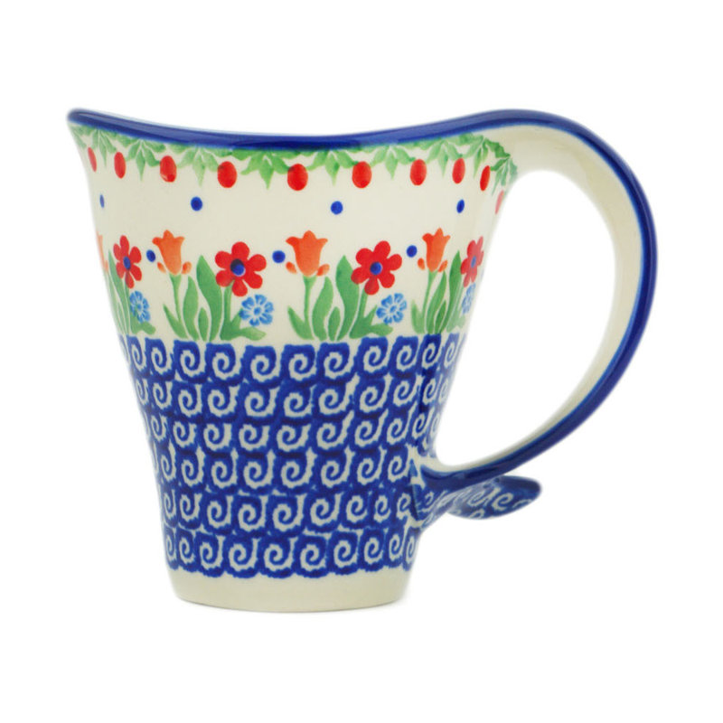 Handmade Stoneware Porcelain Coffee Mug Teacup and Saucer