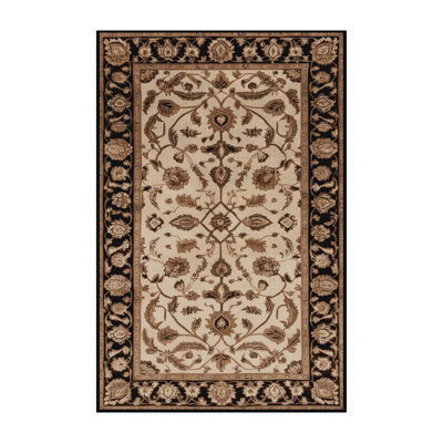 Tapis brun lavable à la machine