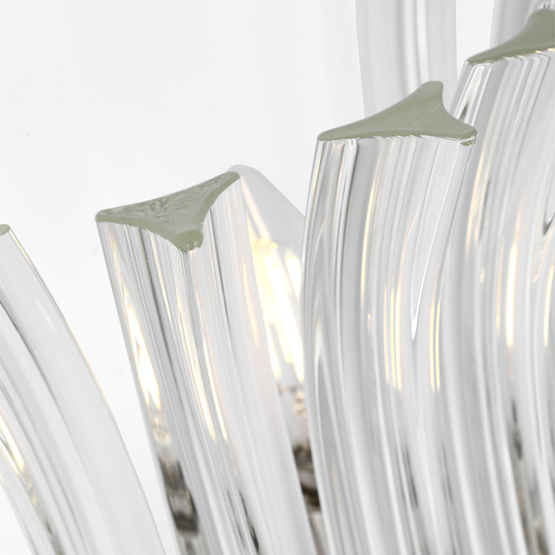 AERIN Rhine 21" Sconce with Crystal, Polished Nickel