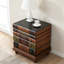Commode d'appoint en bois rétro