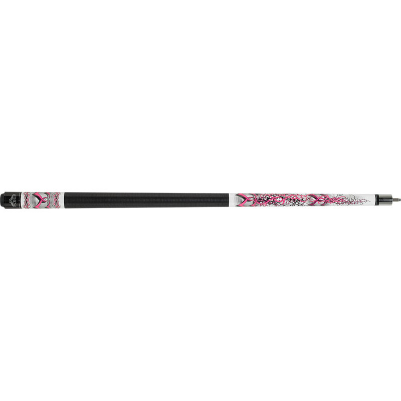 Athena Pink Hearts and Thorns 19oz Wood Pool Cue