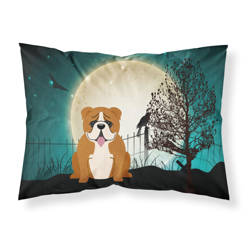 Microfiber, Red White English Bulldog