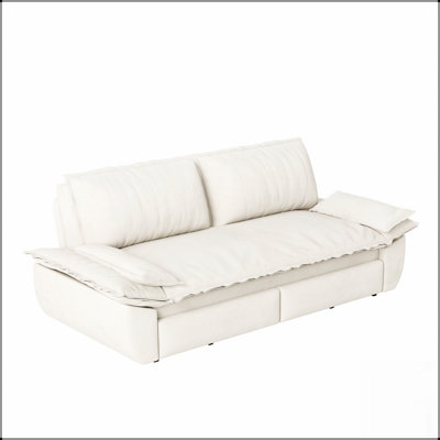 Queen Pull Out Sofa Bed, 3-In-1 Convertible Sleeper With Side Storage, Multi-Functional Velvet Loveseat For Living Room