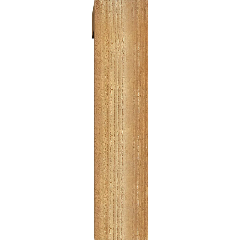 Thorton Block Bracket with Offset Brace, 4"W Western Red Cedar (Rough Sawn), 18 x 14