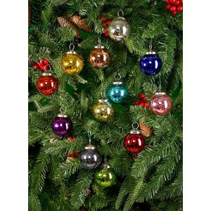 Solid Ball Ornament( ((different colors))) ( set of 12 pcs ) 