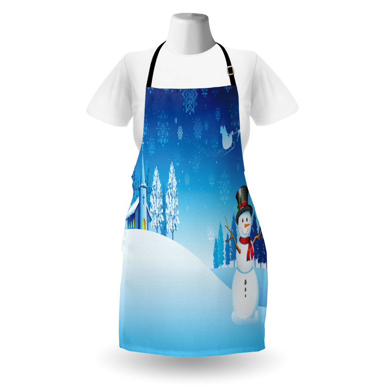 Christmas No Pattern Bib Apron
