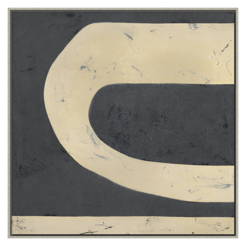 Archaic 1 Print by Kyle Goderwis, 30" H x 30" W x 1.88" D, Gray Framed