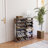 7 Tier Shoe Rack With Hooks, Entryway Vertical Shoe Tower, 12-14 Pairs Capacity, Space-saving Shoe Storage Organizer, Easy Assembly Design-1302615652