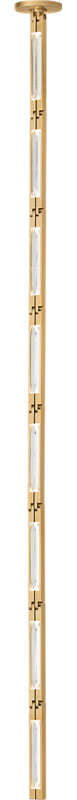 Catena 57 Pendant, Hand Rubbed Antique Brass, 3000 Kelvins, Remote