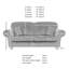 Foreston 2 Seater Velvet Sofa-1047676975