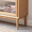 Nordic simple sliding door sideboard cabinet