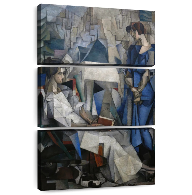 Portrait de deux femmes Avery, H 45 po x l 28 po