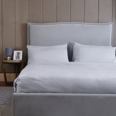 Ensemble de draps 100% lin lavé 4 pièces