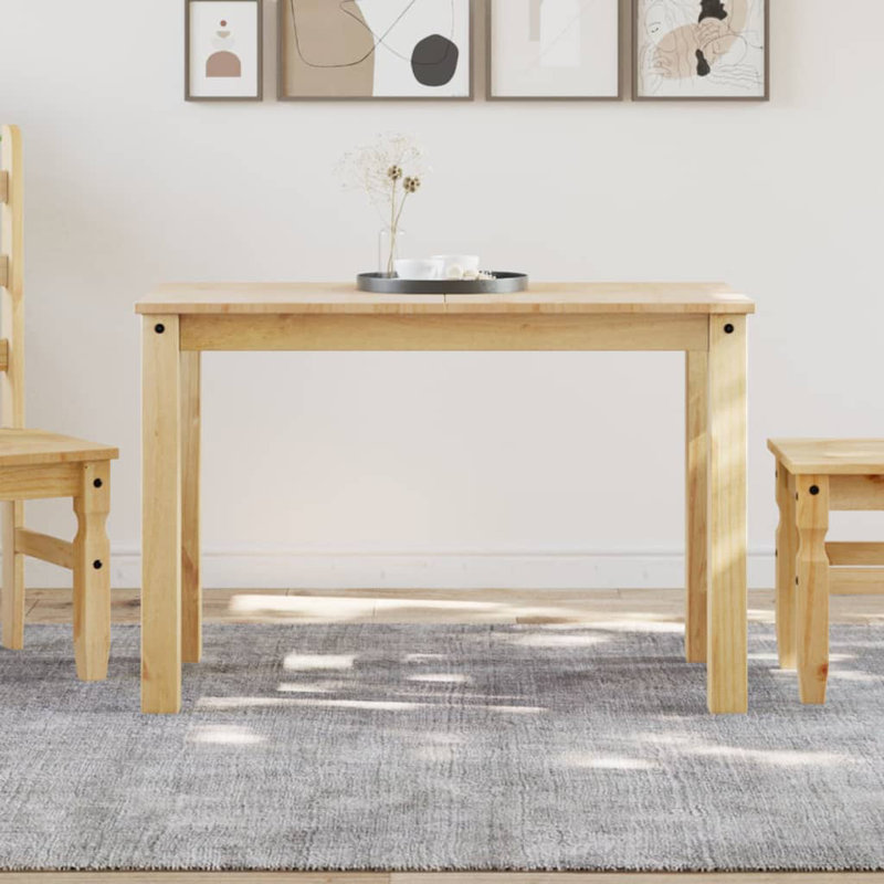 Table de salle à manger vidaXL, L 60 cm x L 112 cm, Brun
