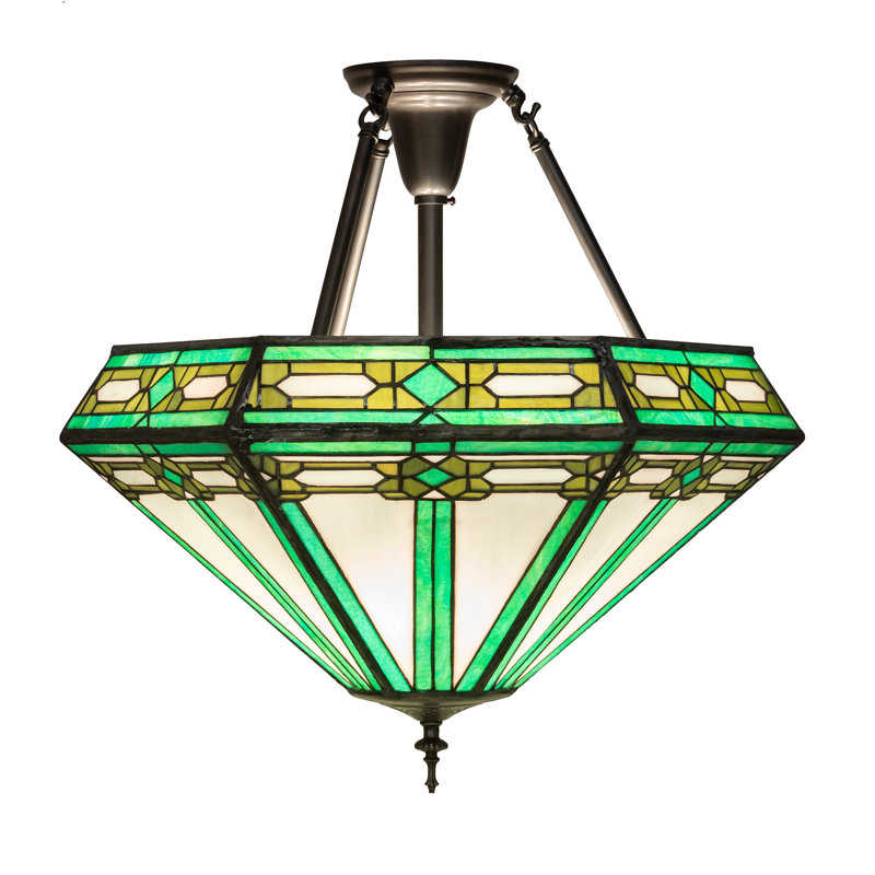 3 - Light Semi Flush Mount