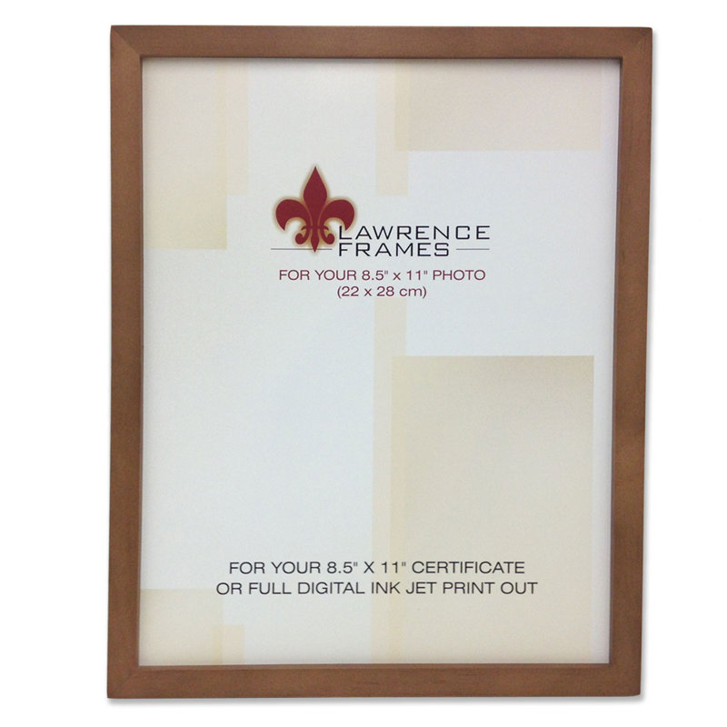 Cadre photo Lashbrook, 8.5 po X 11 po, Muscade